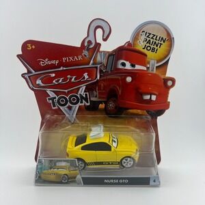Disney Pixar Cars Toon Nurse GTO #4 Sizzlin' Paint Job 2010 New in Box
